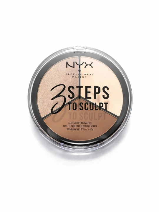 Палетка для лица NYX Professional Makeup 3 Steps To Sculpt - 