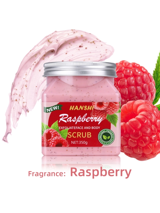 Скраб для лица и тела Wokal Sherbet Body Scrub с экстрактом малины и клубники, 350 гр