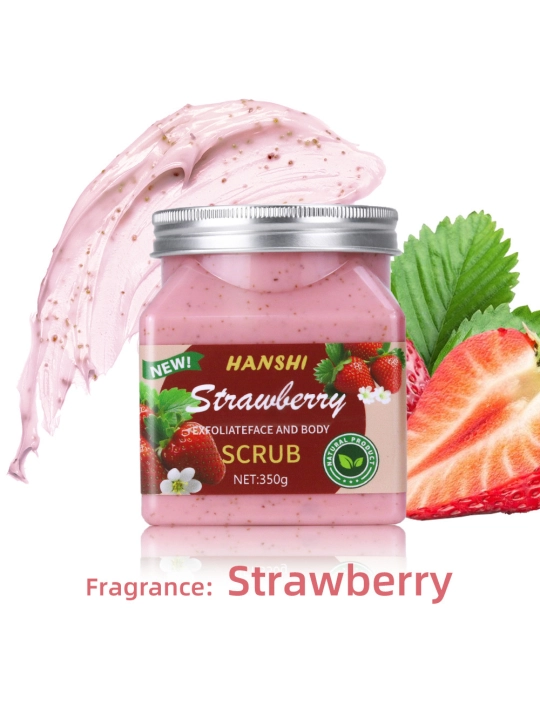 Скраб для лица и тела Wokal Sherbet Body Scrub с экстрактом малины и клубники, 350 гр