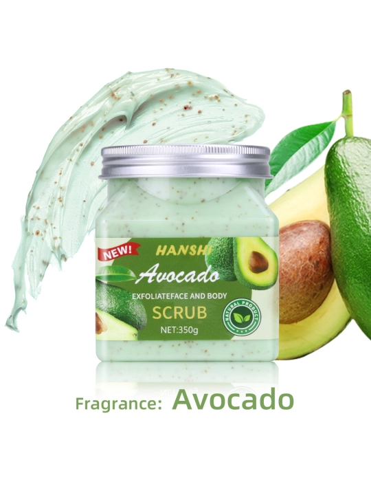 Скраб для лица и тела Wokal Sherbet Body Scrub с экстрактом малины и клубники, 350 гр