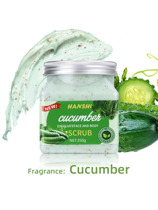 Скраб для лица и тела Wokal Sherbet Body Scrub с экстрактом малины и клубники, 350 гр