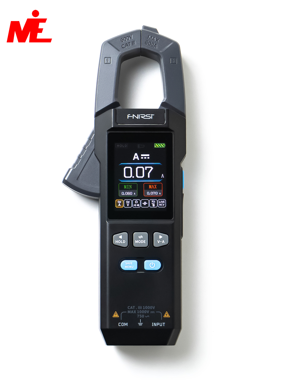 FNIRSI DMC-100 интеллектуальные токоизмерительные клещи-мультиметр - 