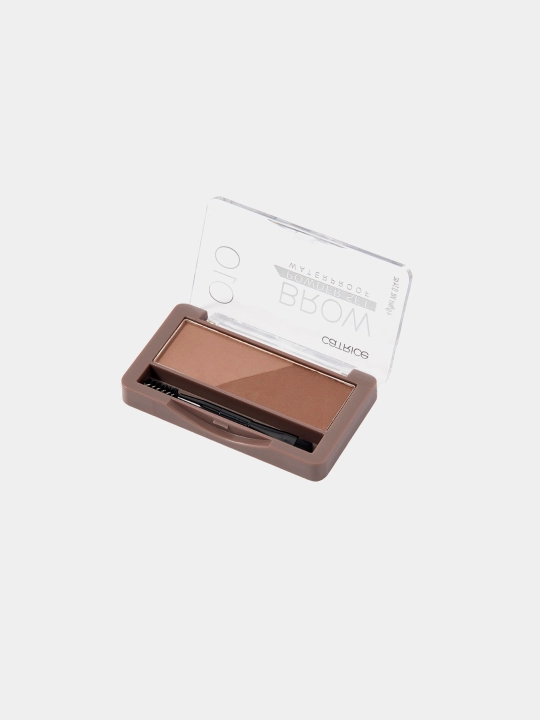 Пудра для бровей catrice водостойкая в наборе brow powder set waterproof 010 ash blond 4 г - 