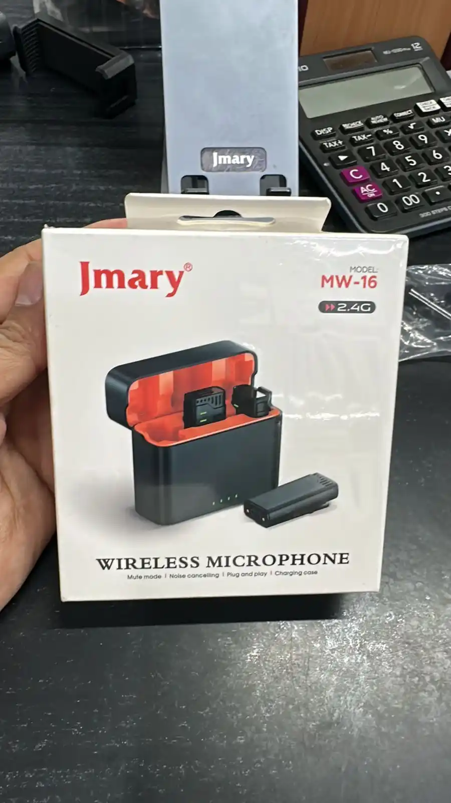 Simsiz petlichkali mikrofon, 2 tasi 1 da, iPhone va Android uchun, Type-C va Lightning