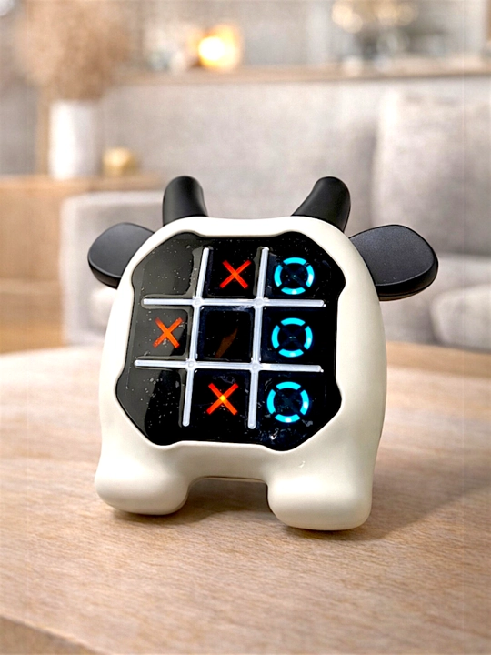 Bolalar uchun jirafa mini-konsolini rivojlantiruvchi Tic-Tac-Toe krest-nolik elektron o‘yini