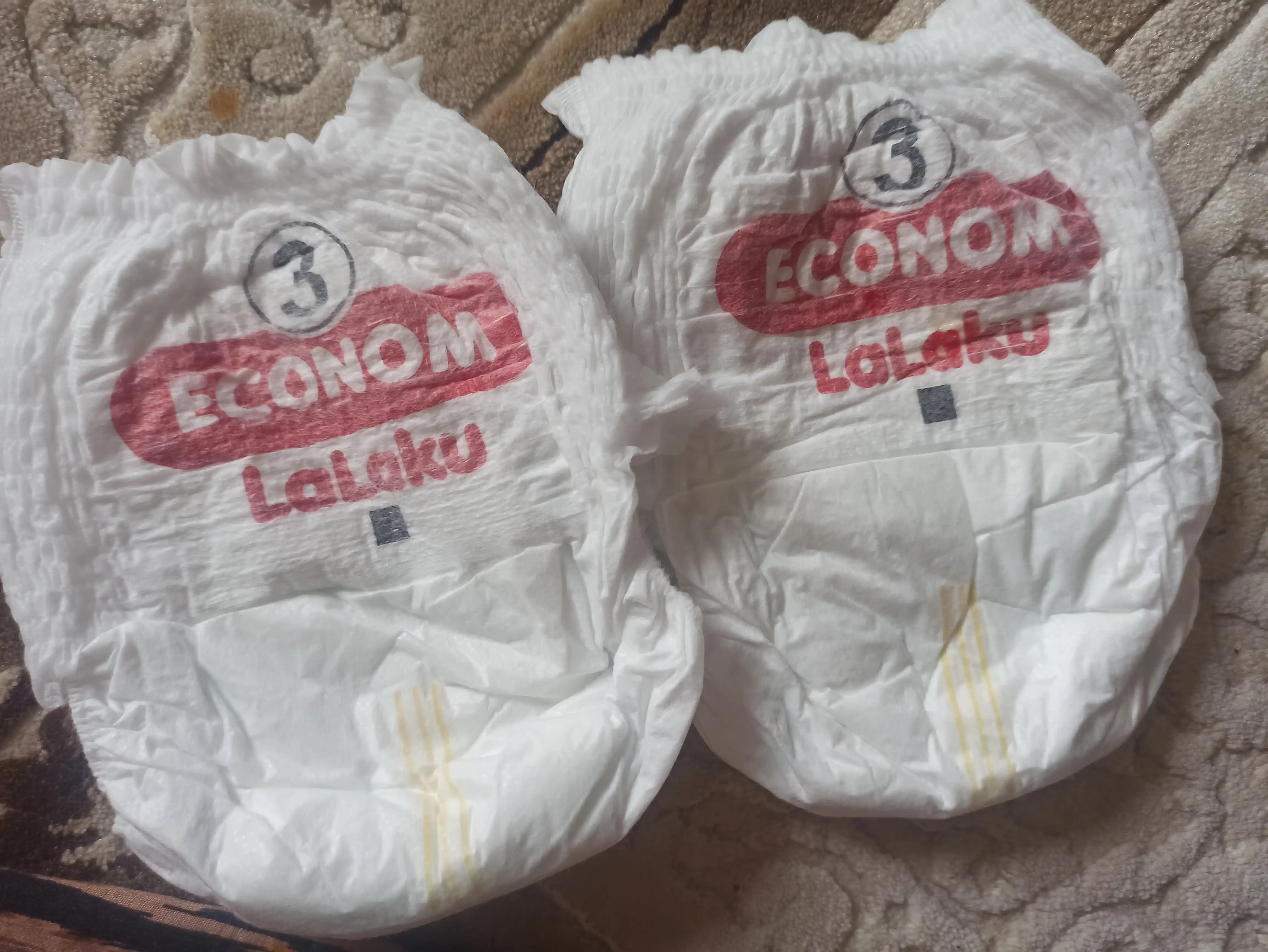 Trusik tagliklar, LaLaKu ECONOM, 3 o‘lcham, 4-8 kg, 84 dona