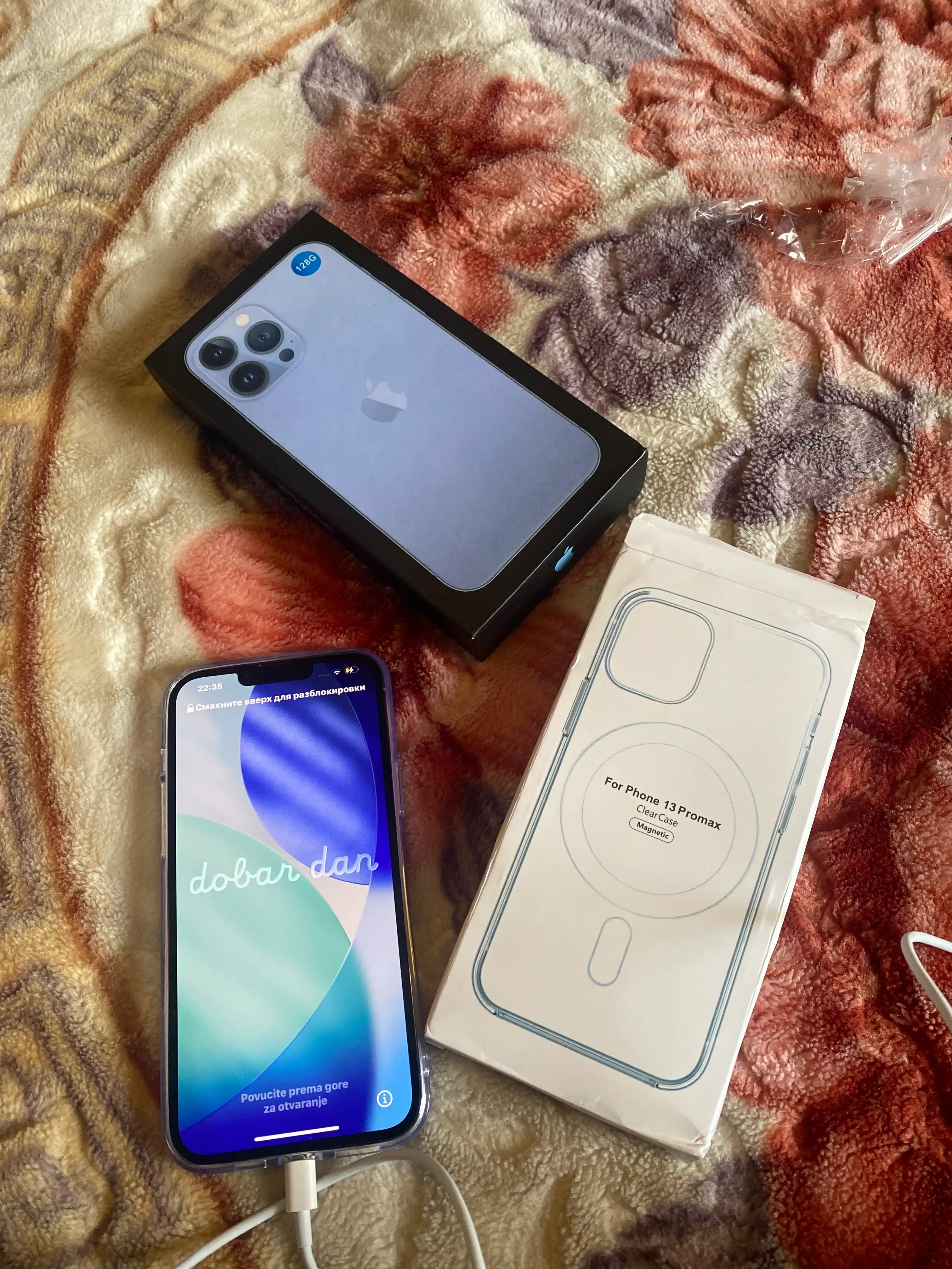 Смартфон Apple iPhone 13 Pro MAX, 128/256 ГБ, SIM+sim, чехол и стекло в подарок