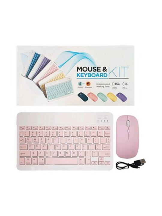 Ultra-yupqa simsiz Bluetooth klaviatura va sichqoncha to'plami KIT