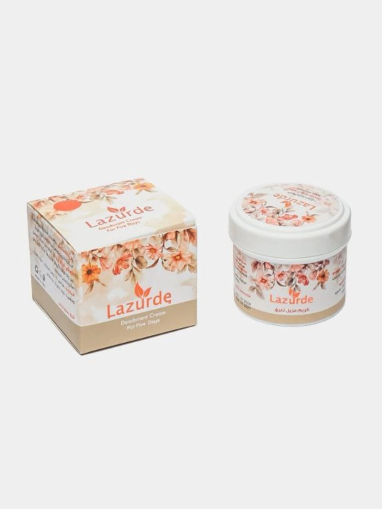 Lazurde Ayollar uchun dezodorant, ter hidiga qarshi antiperspirant krem, 50 g
