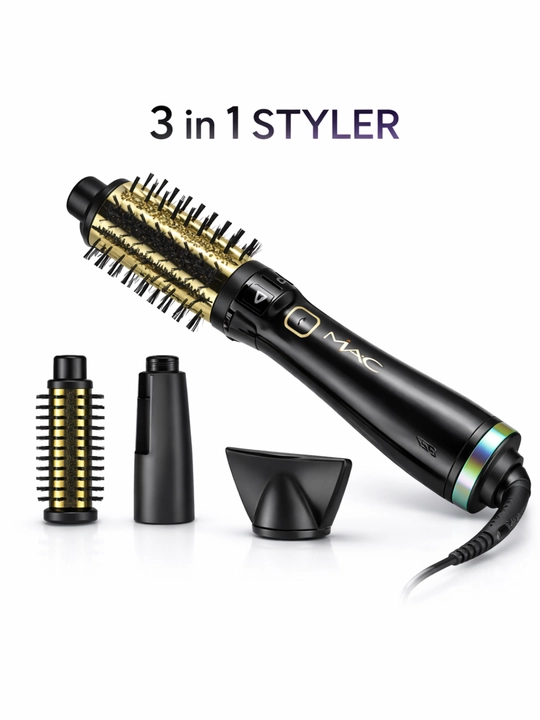 MAC Styler MC-6722 3 tasi 1 da soch quritgich-cho‘tka, aylanuvchi nasadkali