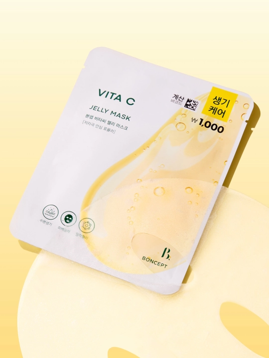 Yuz uchun jelesimon maska Tony Moly Boncept vita c jelly mask, 23 g