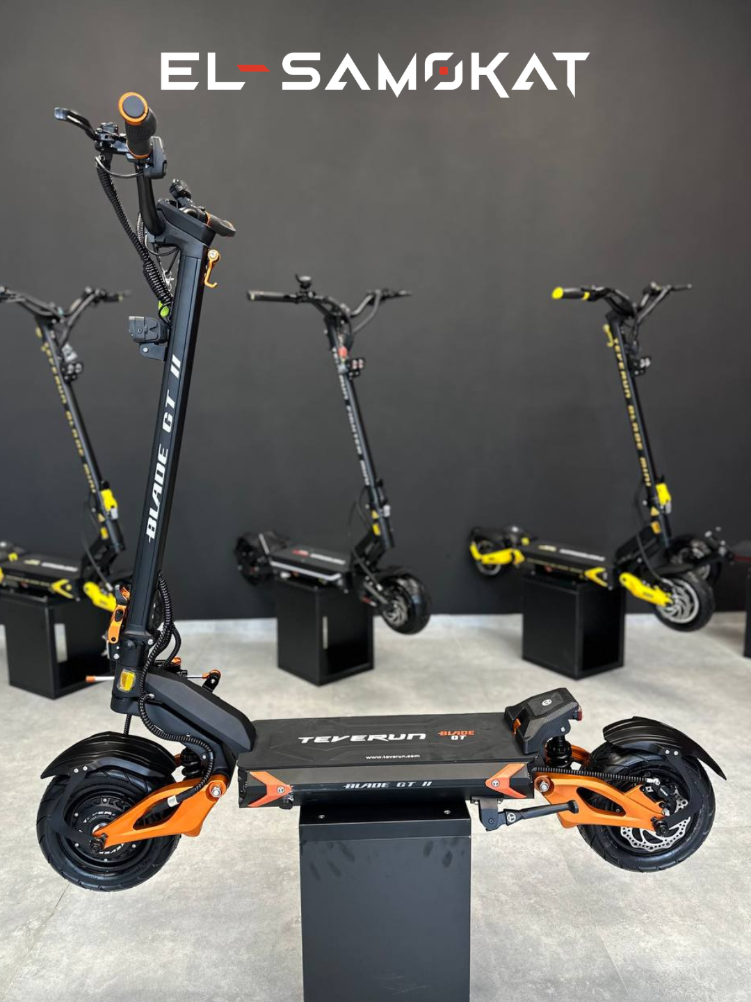 Электросамокат Teverun Blade GT II 3200W, 60V 26Ah, до 90 км/ч, 80 км, IP54 - 