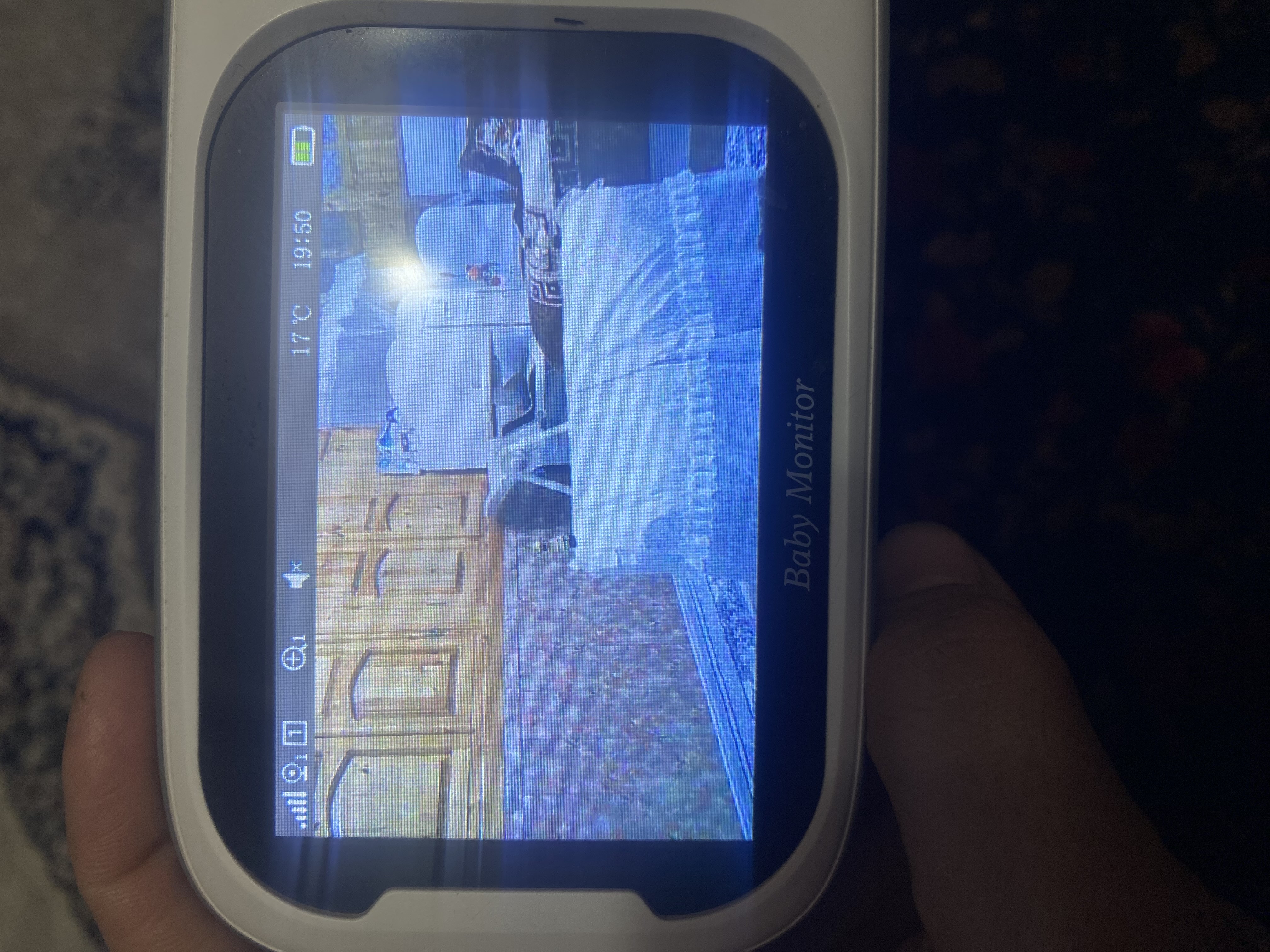 Monitor, tungi ko'rish kamerasi, ovozli simsiz video chaqaloq monitori