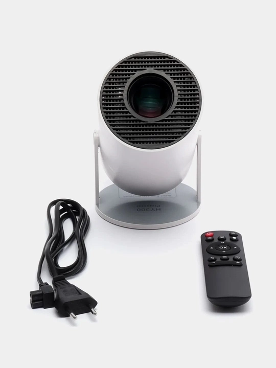 HY300 ko'chma uy teatri proyektori, Wi-Fi, Bluetooth 5.0. Filmlar va smartfonlar uchun