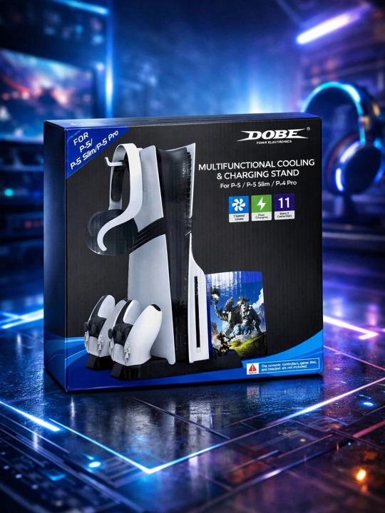 Taglik, sovutgich + PS5 joystik zaryadlagichlari, 4x1 - 