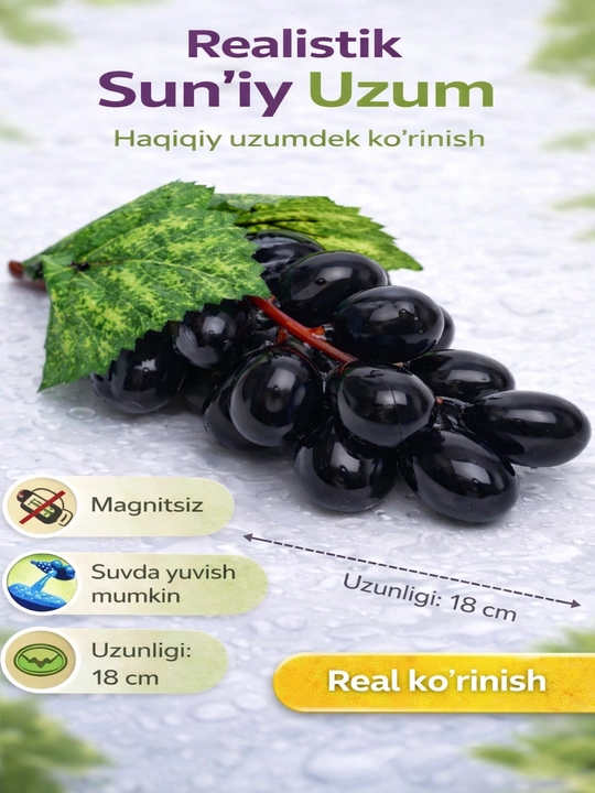 Искусственные овощи и фрукты - болгарский, апельсин, мандарин, яблоко, Точный размер