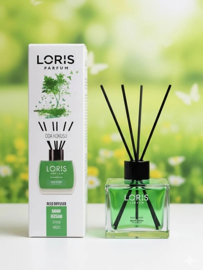 LORIS Parfum Wild Flower – ароматический диффузор для дома (50 мл) — COSMO1-LORISPARFUM-ЗЕЛЕН