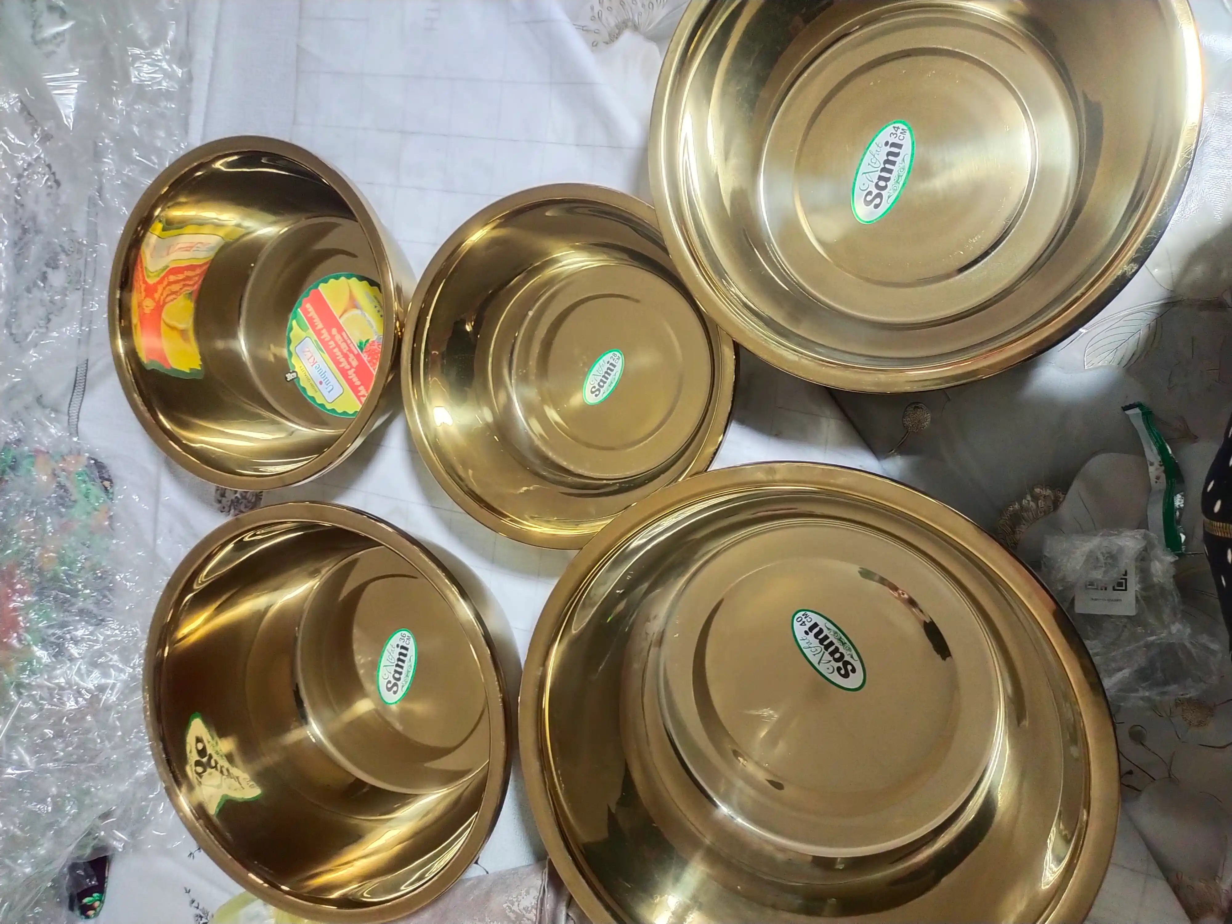 Миска для салата, из нержавеющей стали, салатница