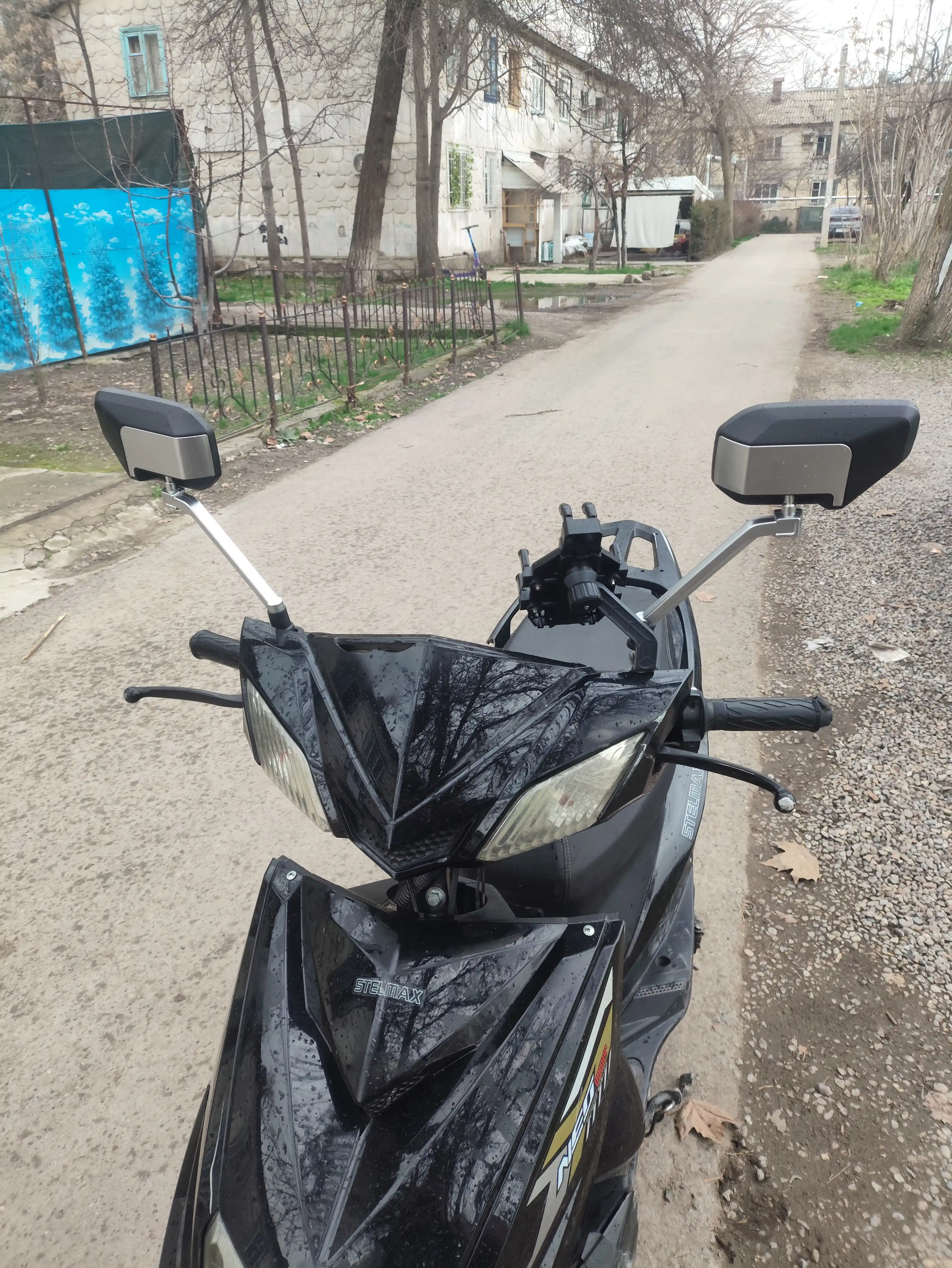 Боковые зеркала для скутеров, 2 штук , скутерные зеркала