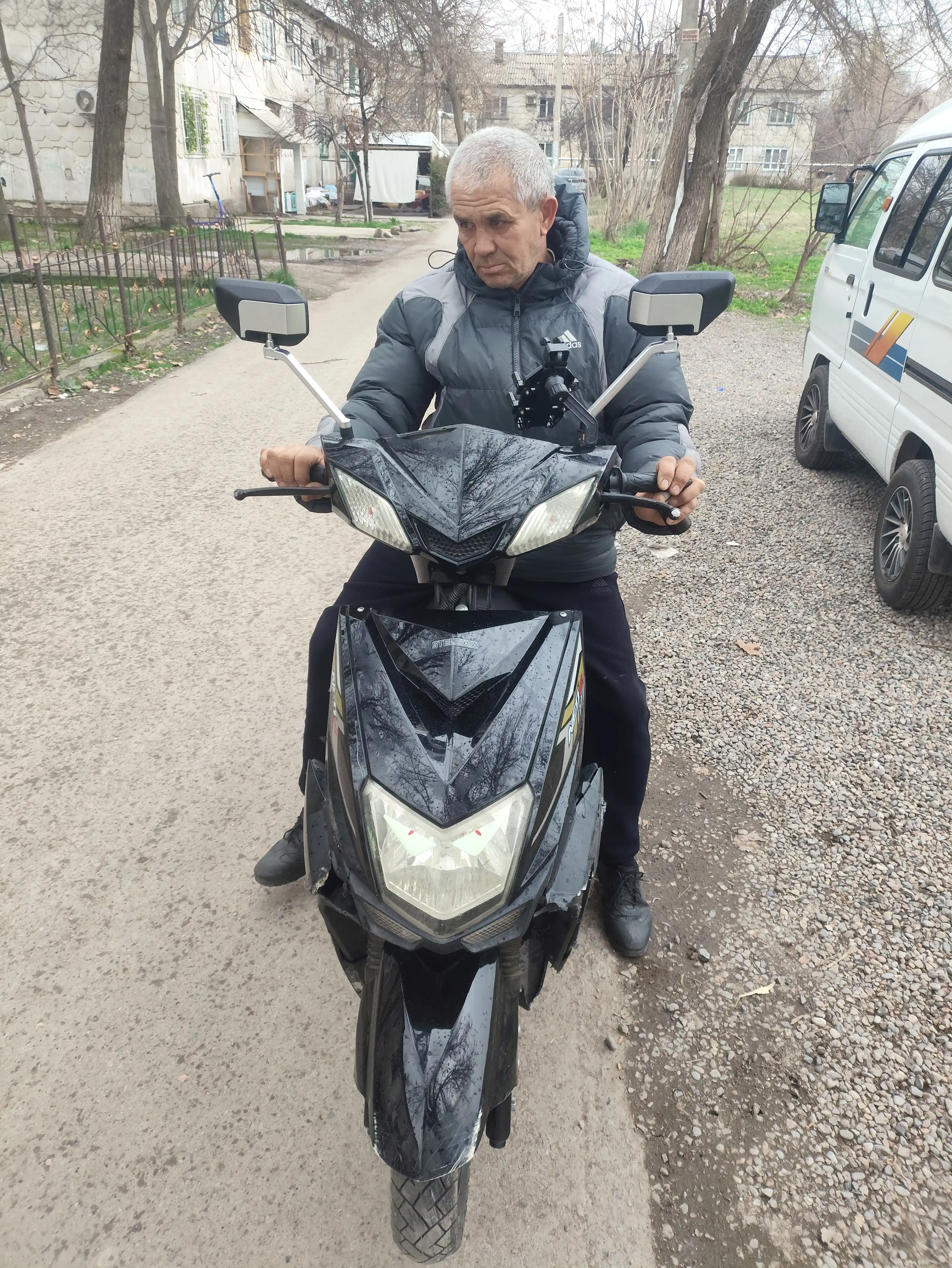 Боковые зеркала для скутеров, 2 штук , скутерные зеркала