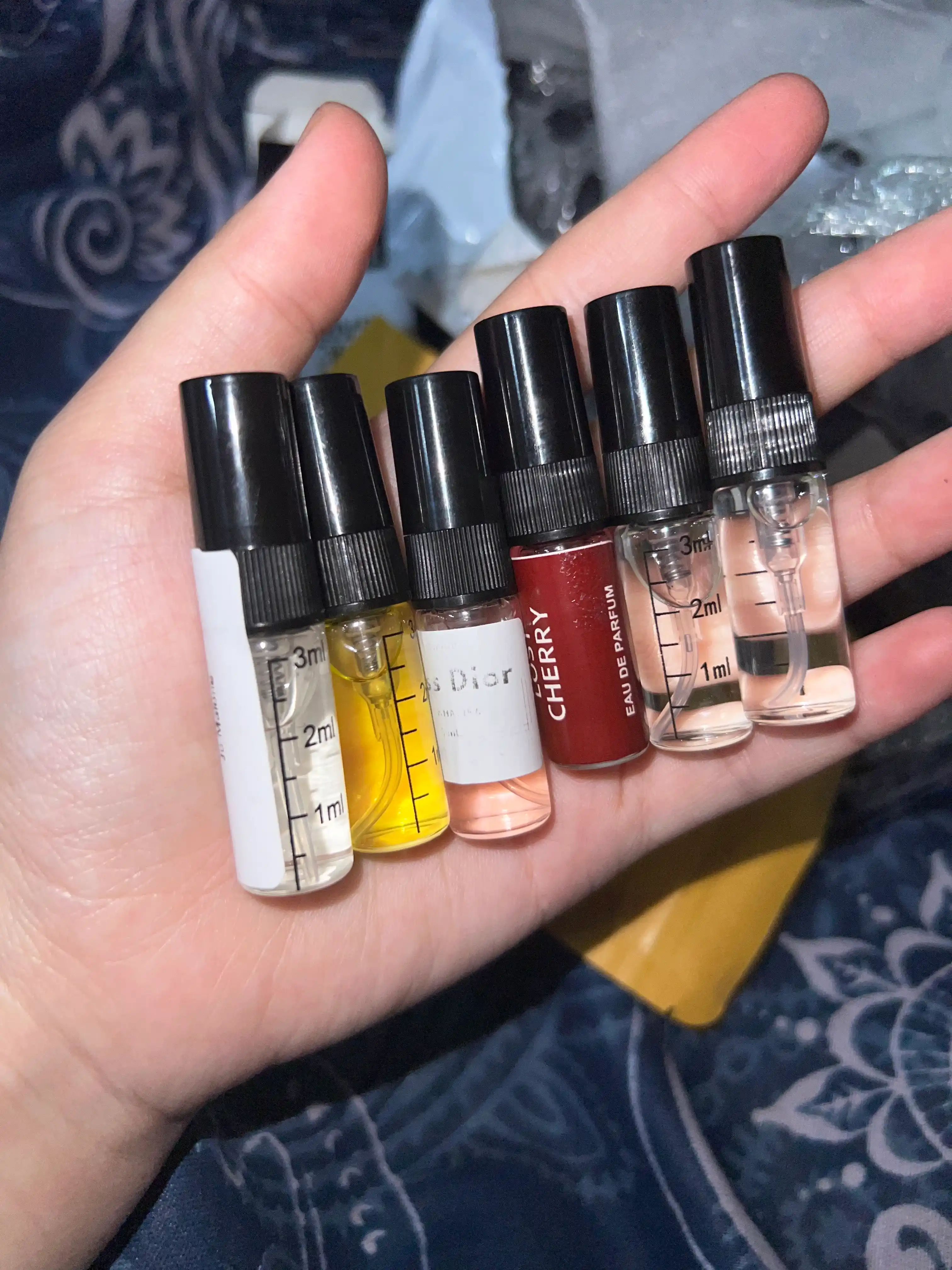 Набор духов для женщин Libre, Lost Cherry, Gucci Flora, Miss Dior, Devil's Intrigue, 5в1