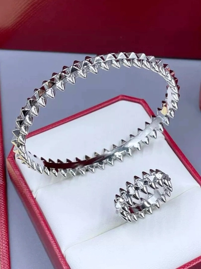 Браслет и кольцо Xuping Cartier Clash — AJ1995-BILAKUZUKLAR-ГОРЧИЧ-19