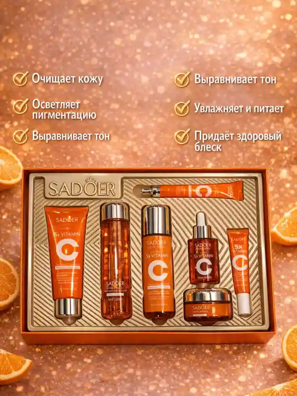 SADOER 5x Vitamin C Skin Gift Box – Осветляющий набор для ухода за