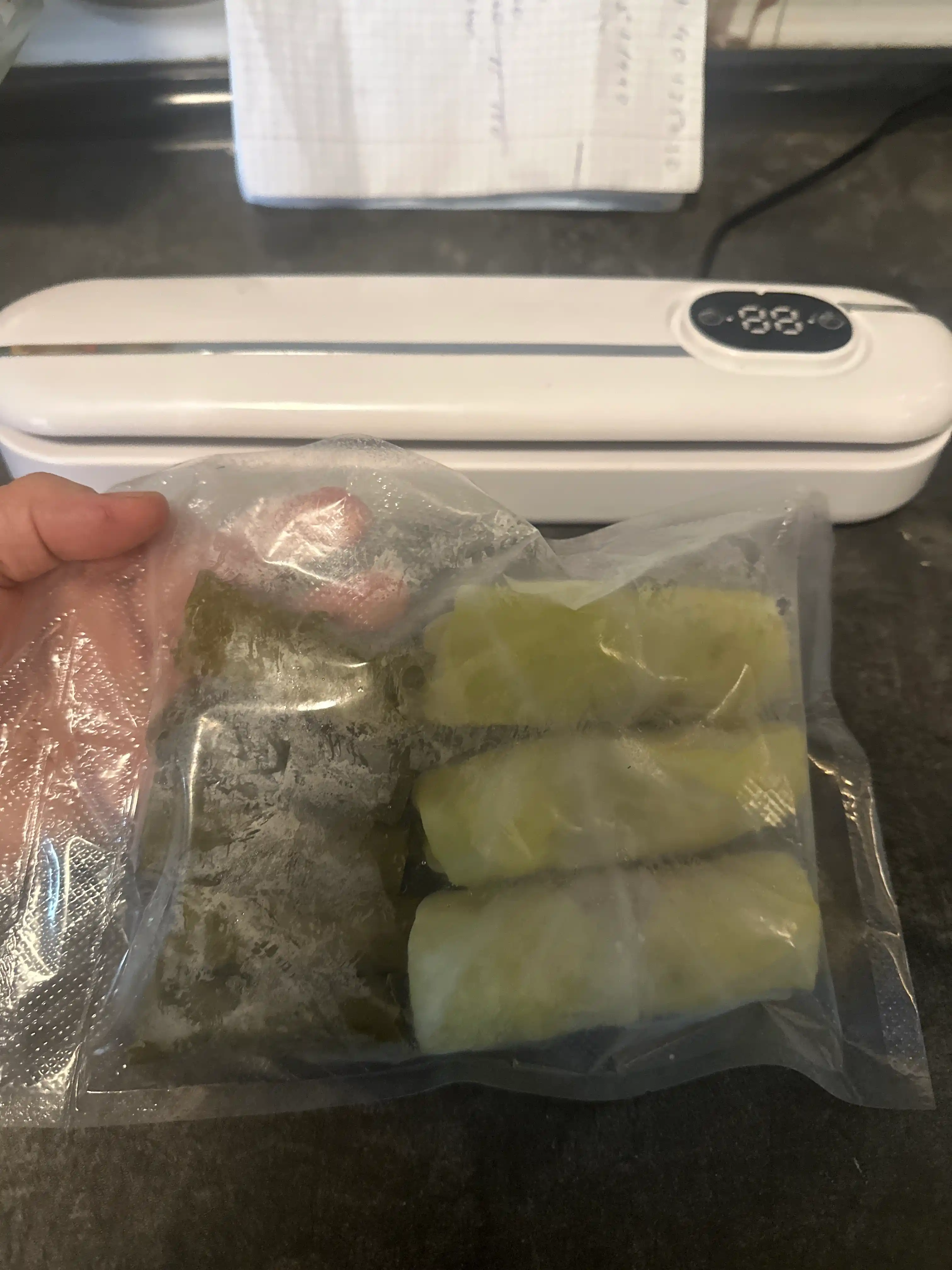 Вакуумный упаковщик, вакууматор для продуктов + 10 пакетов, мощный, вакууматор