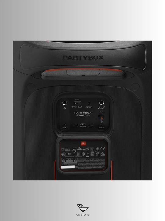 JBL PartyBox 320 240Vt, Bluetooth, IPX4 ko‘chma karnay