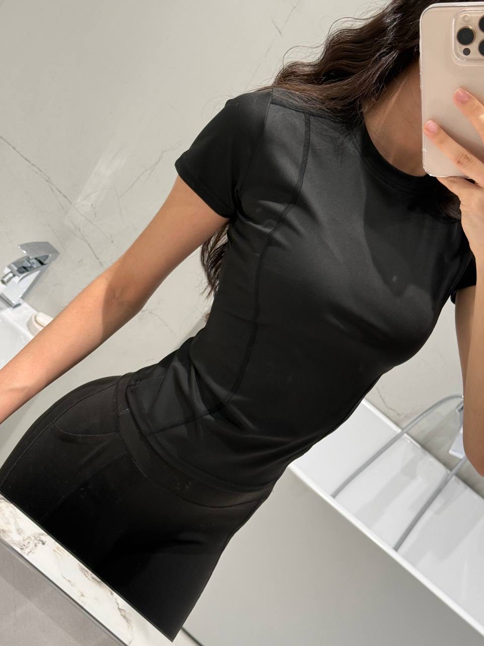 Футболка женская, скимс, рашгард, бренд FIT, облегающая, для спорта и прогулок 