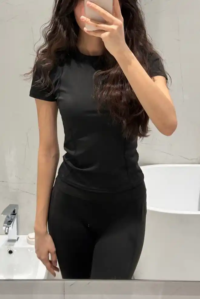 Футболка женская, скимс, рашгард, бренд FIT, облегающая, для спорта и прогулок 