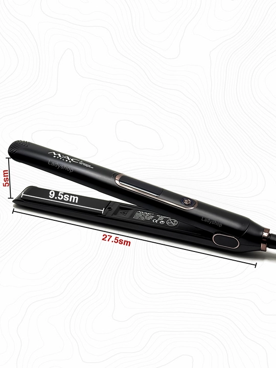 MAC Styler soch to‘g‘rilagichi, 450°C, titan plastinkali, LED displeyli, professional
