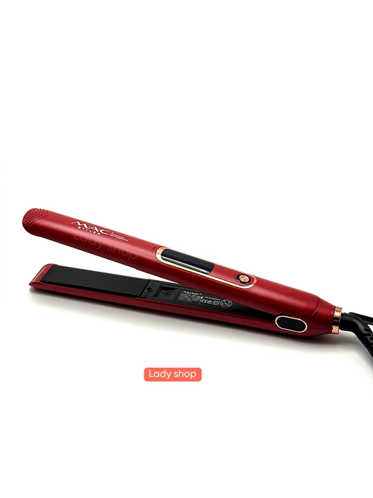 MAC Styler soch to‘g‘rilagichi, 450°C, titan plastinkali, LED displeyli, professional