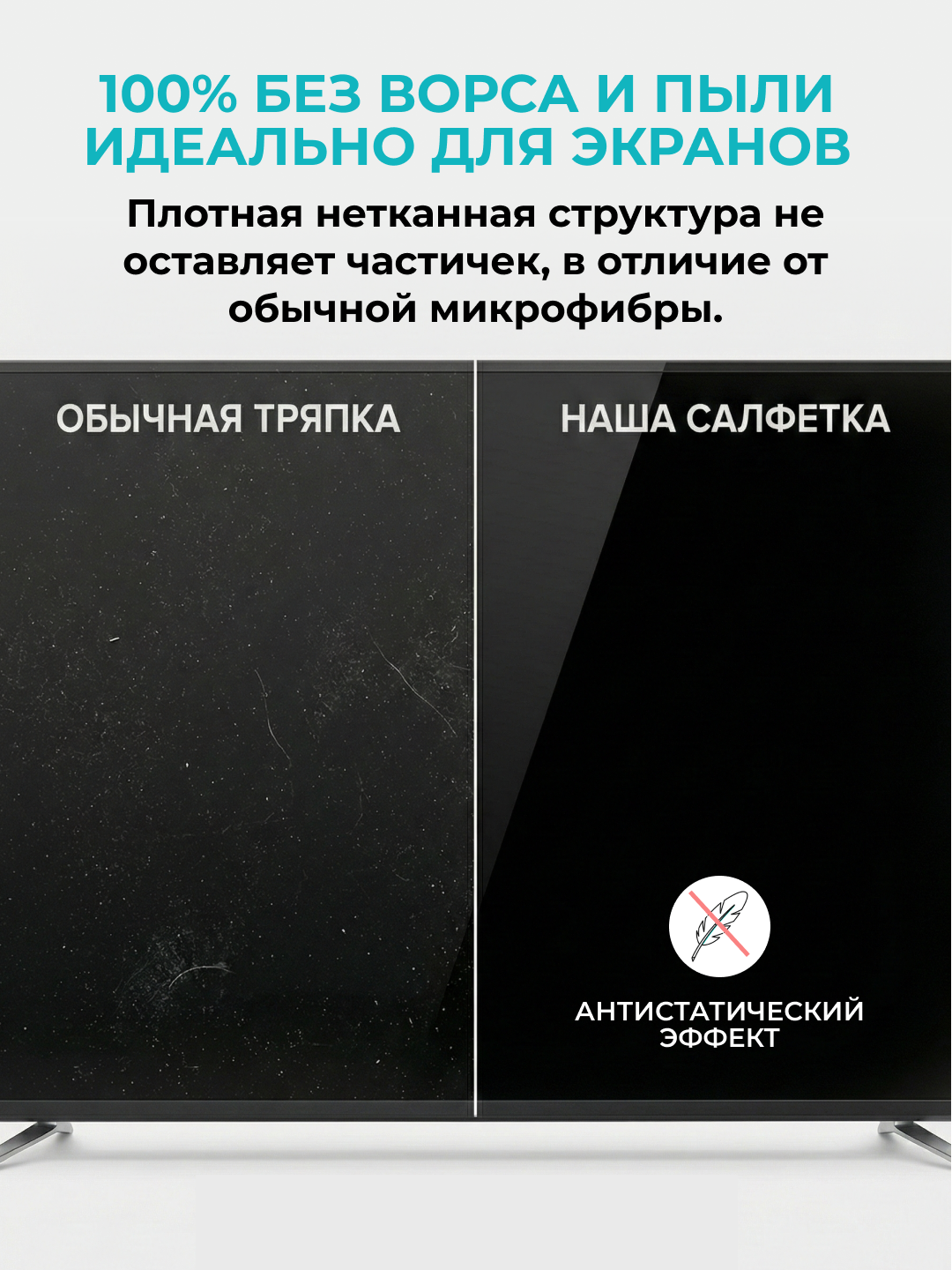 Тряпка для стекол и зеркал, без разводов и ворса, умная салфетка, для дома и авто
