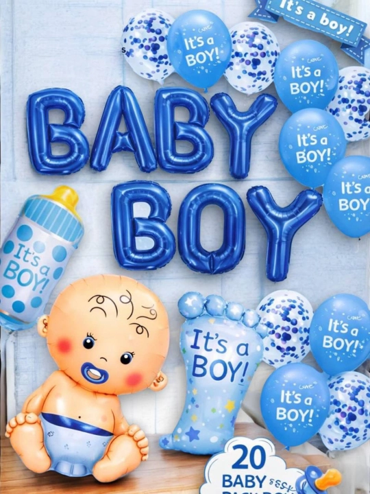 BABY BOY, BABY GIRL folgasidan yasalgan havo shari, gender kechasi va tug‘ruqxona to‘plami - 