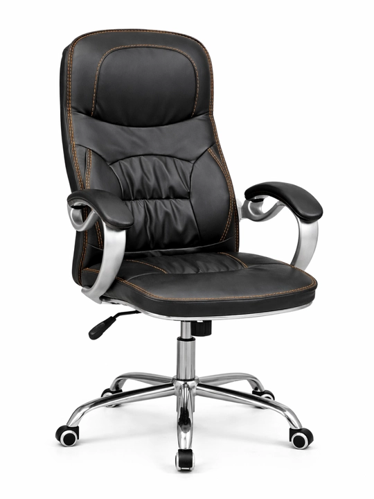 Ergonomik ofis kreslosi, eko-charm, metall oyoqli - 