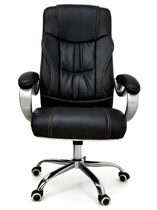 Ergonomik ofis kreslosi, eko-charm, metall oyoqli