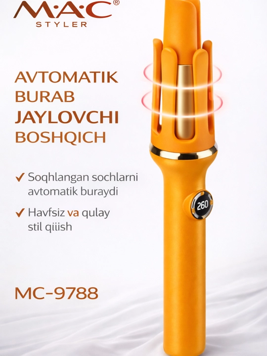 Nikai 9788 avtomatik soch jingalaklagich, keramik, 260°C
