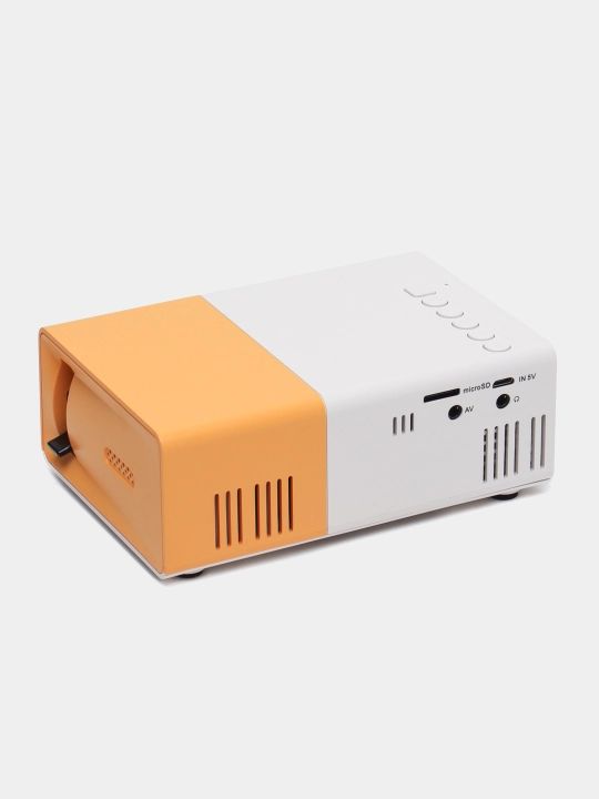 Simsiz mini proyektorlar, LED Unic YG-300, multimedia HD va 4k, masofadan boshqariladigan