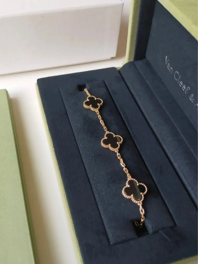 Браслеты для женщин и девушек Van Cleef, не меняет цвет и не темнеет — BIOLURE-TAQINCHO79-АЛЫЙ