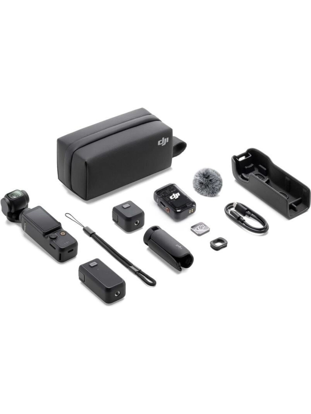 DJI Osmo Pocket 3 Creator Combo jangovar kamerasi, 1’ CMOS 4K videokamerasi, soniyasiga 120 kadr