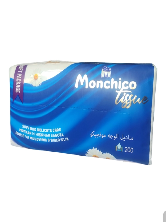 Monchico gipoelergik qog'oz salfetkalar, 800 dona, 4 ta qadoq