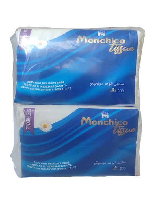 Monchico gipoelergik qog'oz salfetkalar, 800 dona, 4 ta qadoq