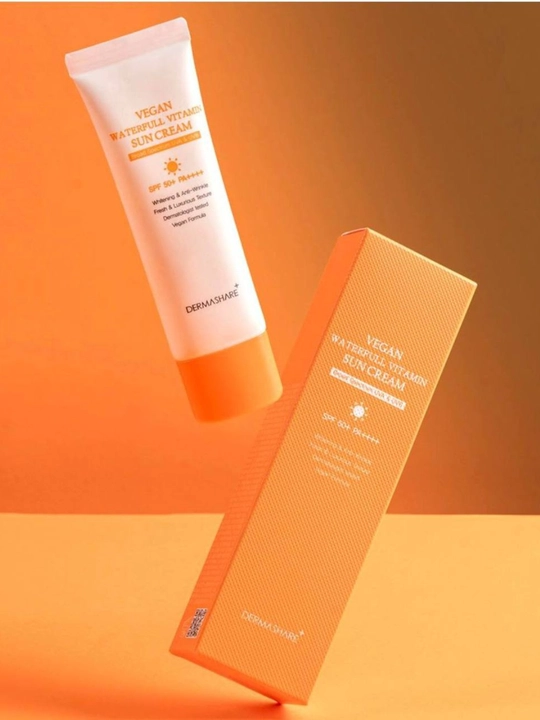 Dermashare Vegan Waterfull Vitamin Sun Cream SPF50+ PA++++ — веганский солнцезащитный крем