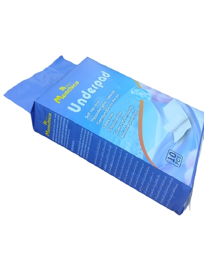 UNDERPADS Monchico Пелёнки одноразовые для взрослых и детей, 10 штук — MONMAG-UNDERPAD10