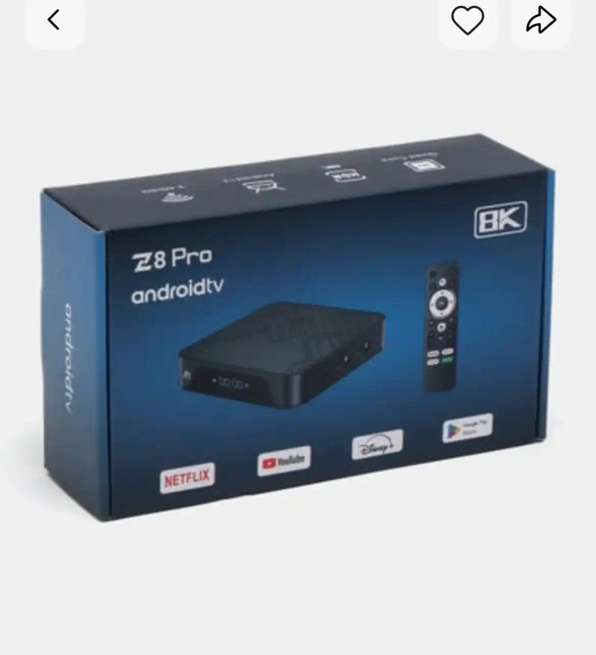 Android TV приставка Z8 Pro 8K / Смарт приставка для телевизора/Google TV Wi-Fi BT YouTube