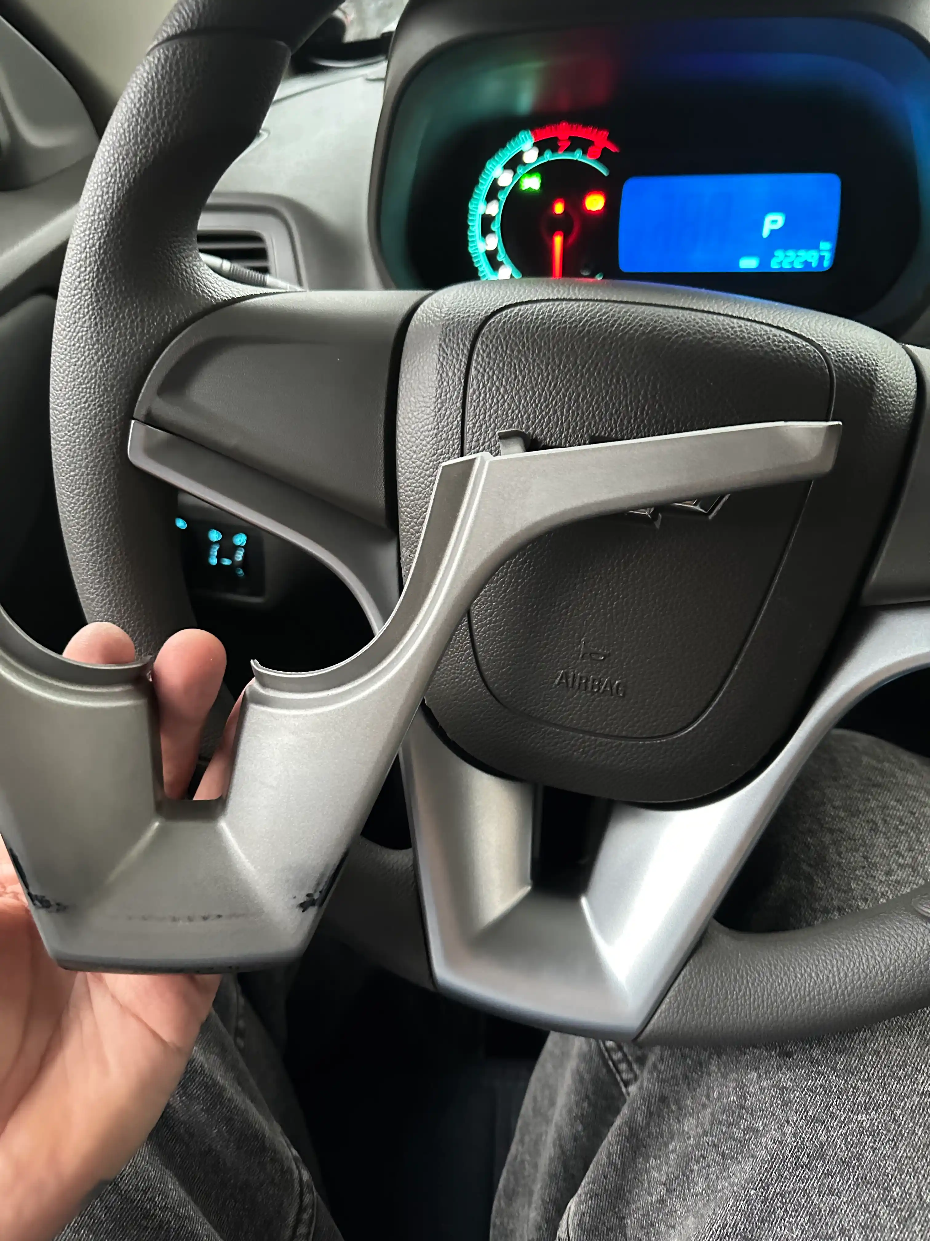 Аквапринт на руль для Chevrolet Cobalt — декоративное покрытие