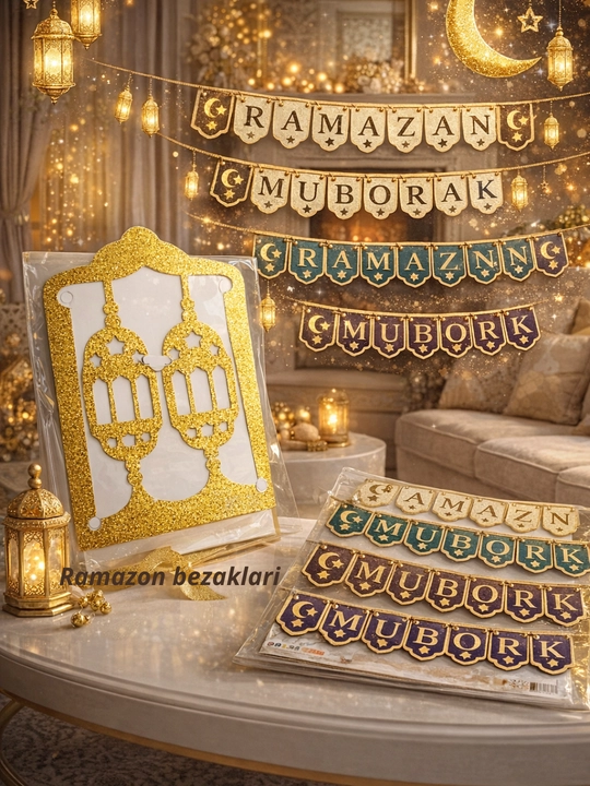 Ramazon Muborak, Ramadan Kareem, Hayit muborak bayram marjon bezaklari dekor EID - 
