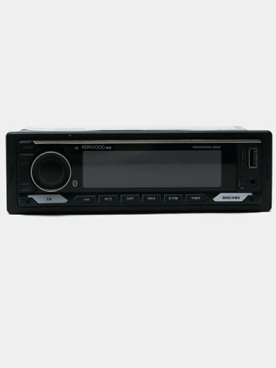 Kenwood 1DIN Bluetooth avtomagnitolasi USB 7 xil yorug‘lik rangi 12V boshqaruv pulti bilan