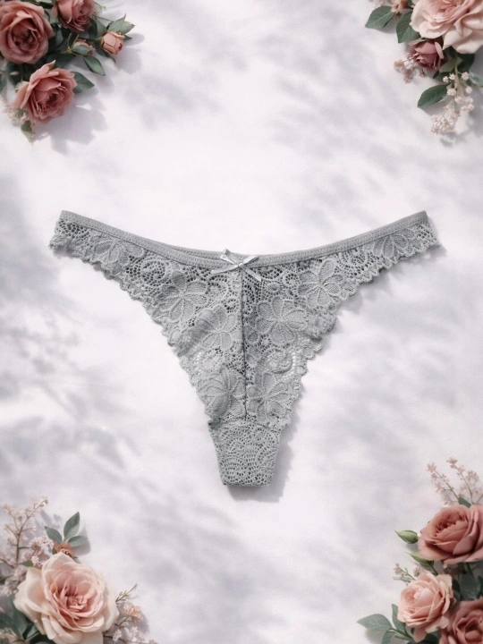 Ayollar ich kiyimi bikini pastki qismi silliq mato elastik dizayn - 